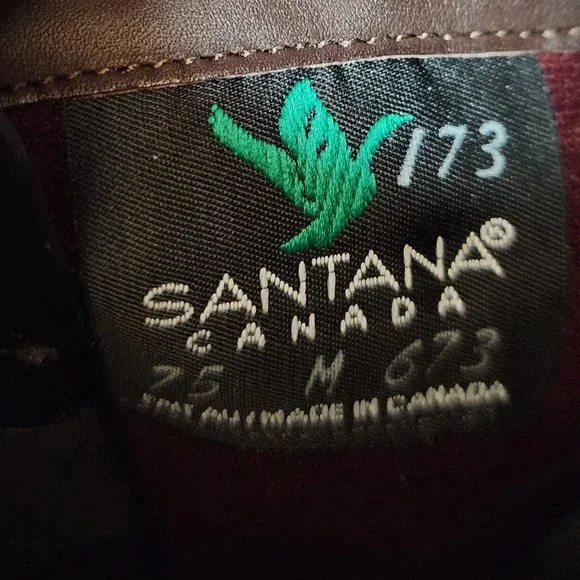 Santana Canada Cognac Leather Riding Boots Size 7.5M - Picture 15 of 15